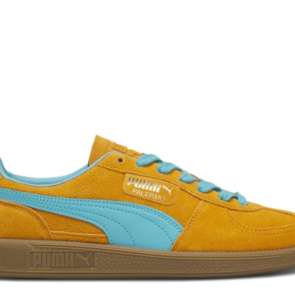 Palermo 'Dark Cheddar Bright Aqua'