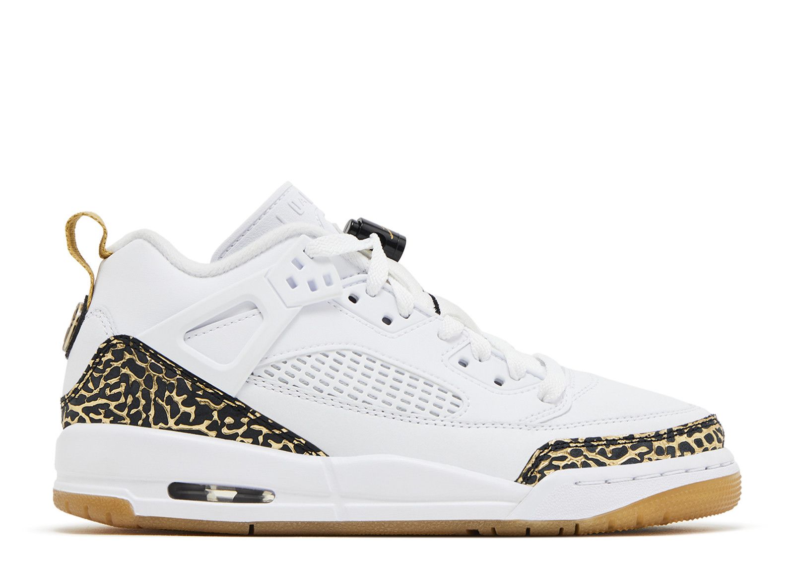 Jordan Spizike Low GS 'White Black Metallic Gold'