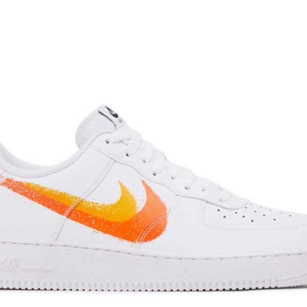 Air Force 1 '07 'Spray Paint Swoosh - Safety Orange'