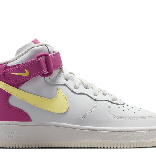 Air Force 1 Mid LE GS 'Citron Fuchsia'