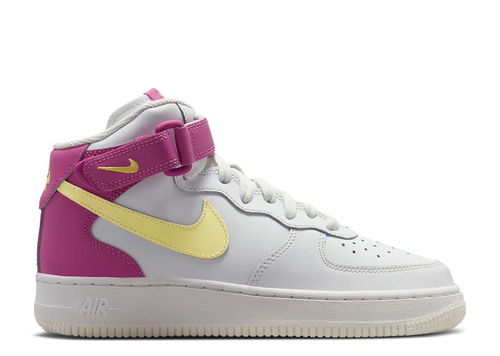 Air Force 1 Mid LE GS 'Citron Fuchsia'