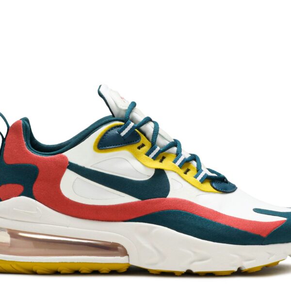 Air Max 270 React 'White Turquoise Yellow'