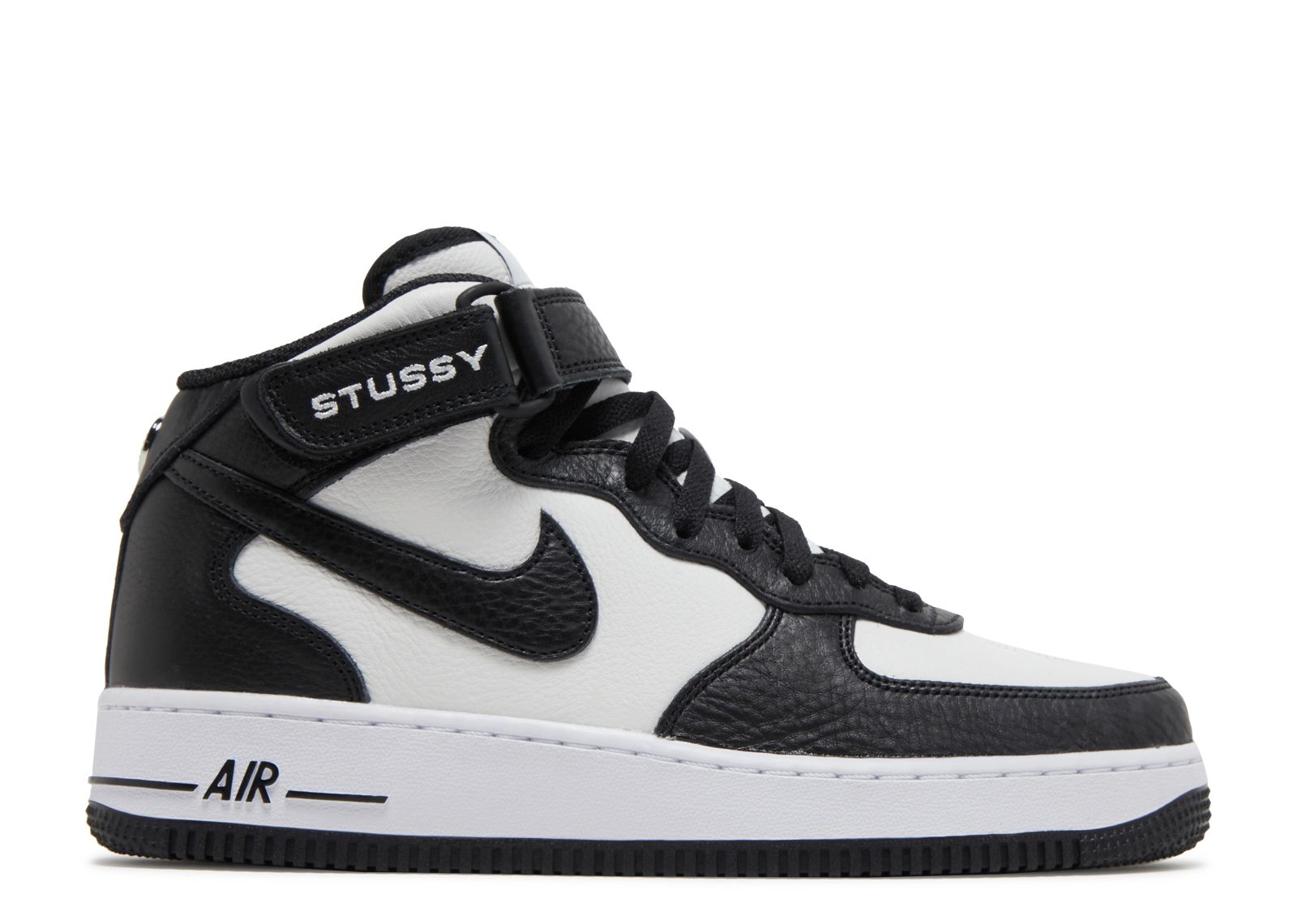 Stussy x Air Force 1 Mid 'Black White'