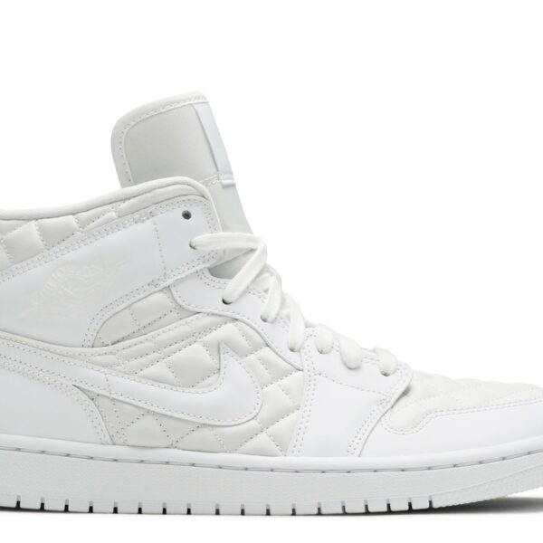 Wmns Jordan 1 Mid SE 'White Quilted'