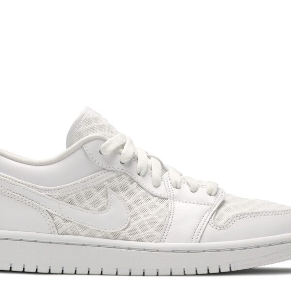 Wmns Jordan 1 Low Breathe 'Triple White'