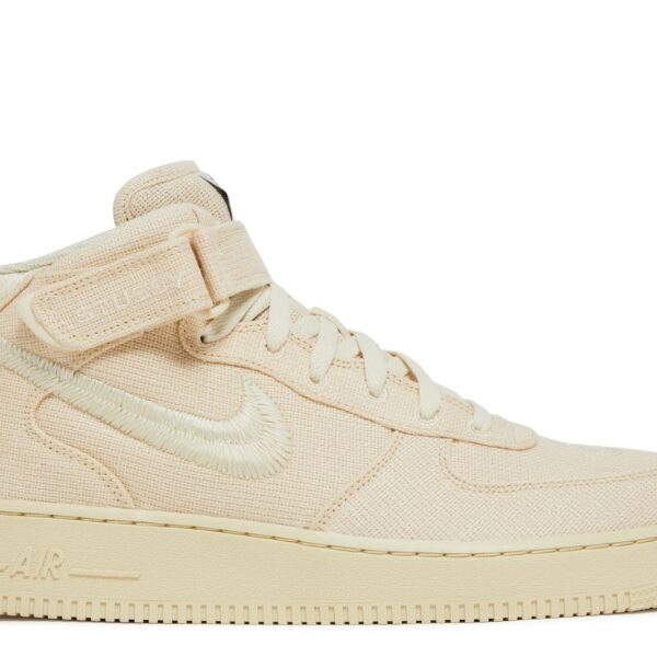 Stussy x Air Force 1 Mid 'Fossil'