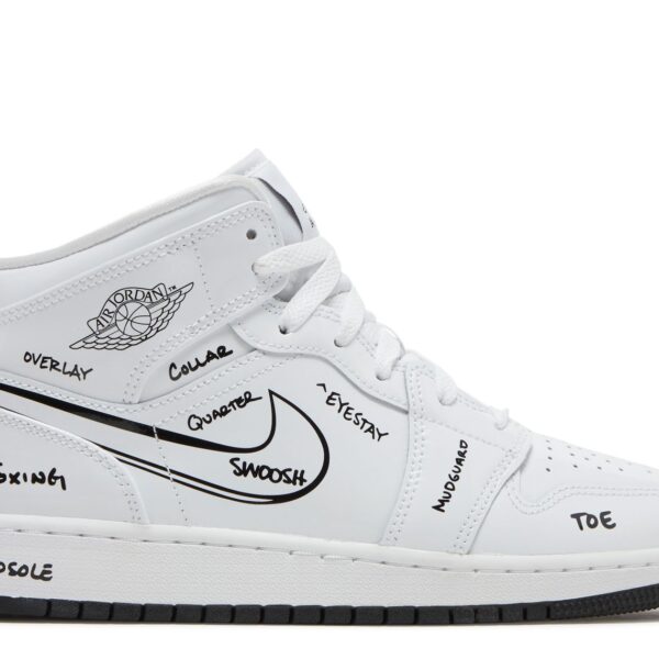 Jordan 1 Mid GS 'Schematic'