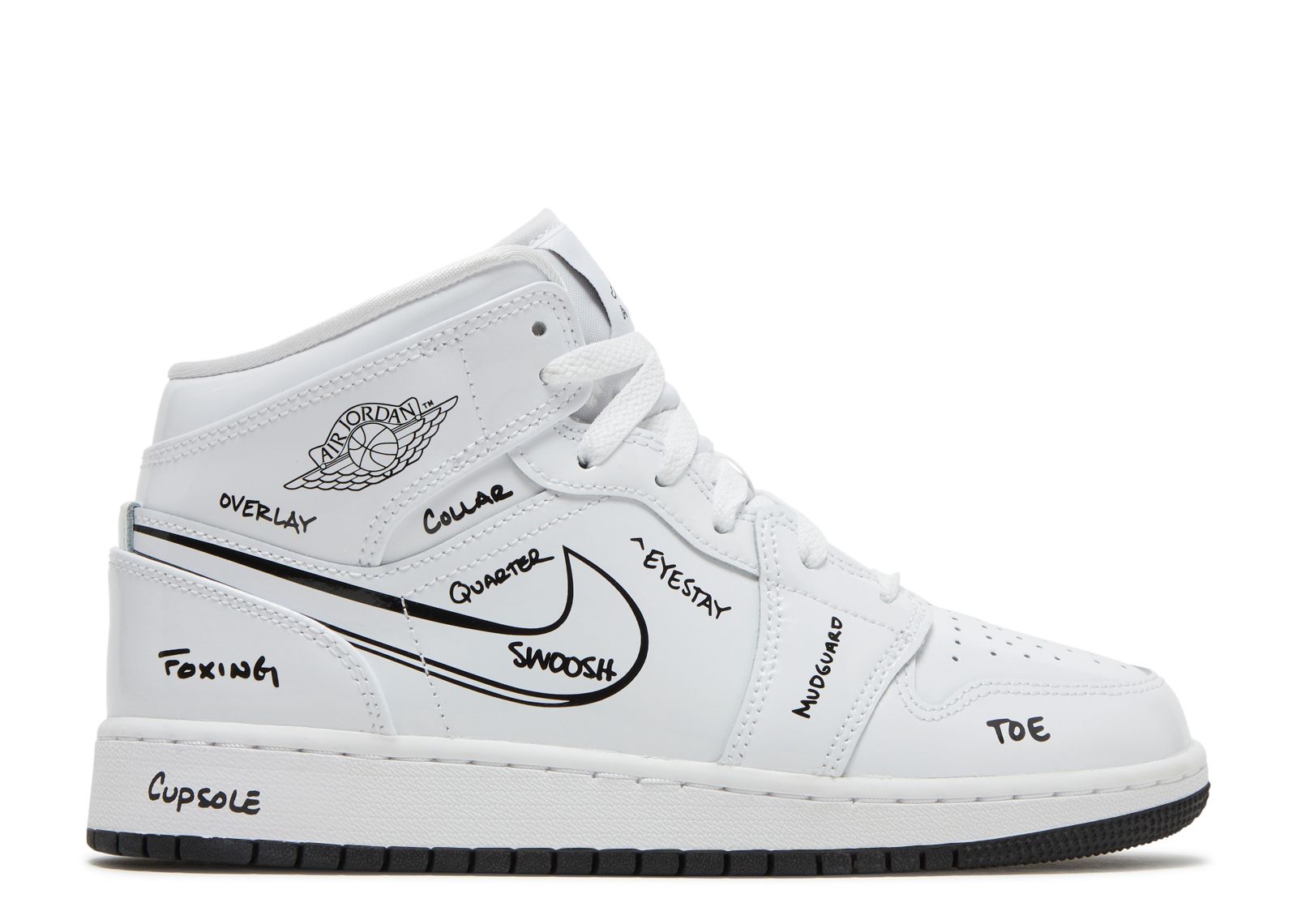 Jordan 1 Mid GS 'Schematic'