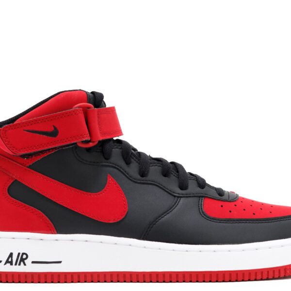 Air Force 1 Mid '07 'Black Gym Red'