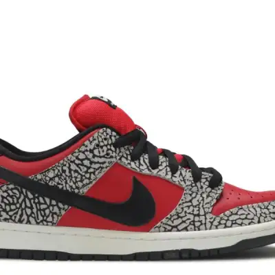 Supreme x Dunk Low Premium SB 'Red Cement'
