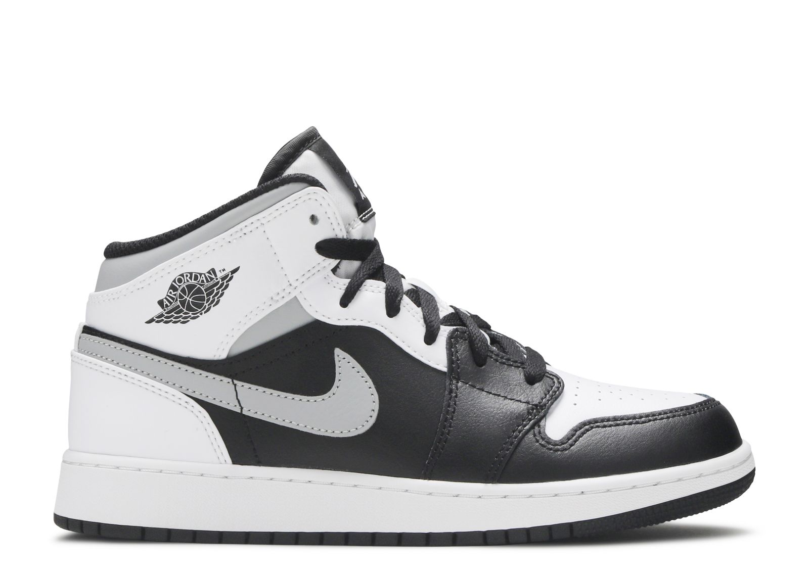 Jordan 1 Mid GS 'White Shadow'