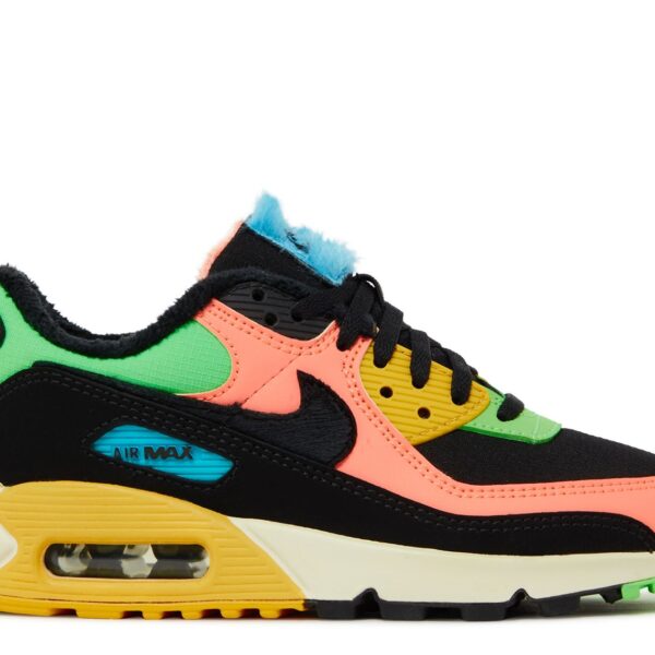 Wmns Air Max 90 'Fur Multi-Color'