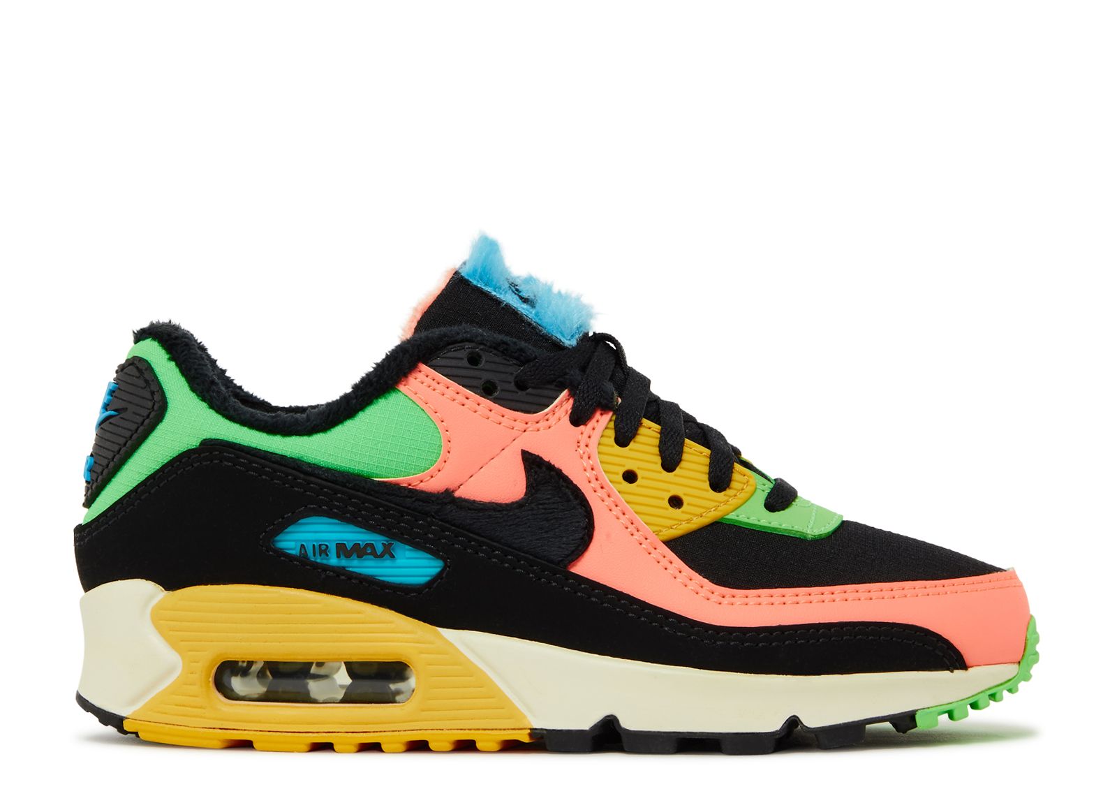 Wmns Air Max 90 'Fur Multi-Color'