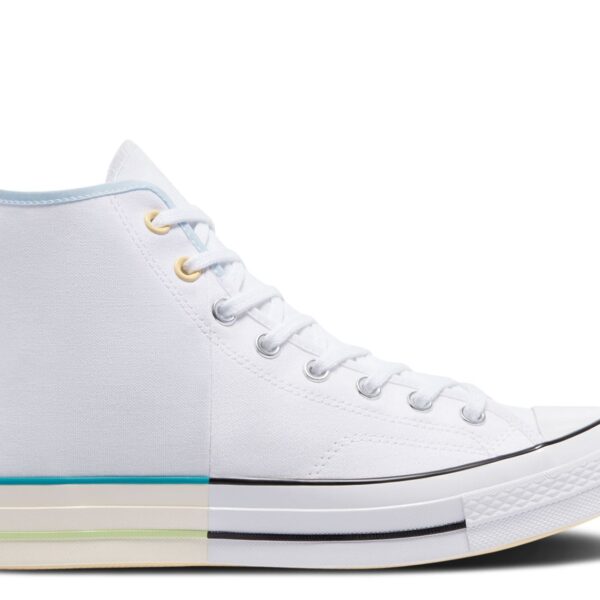 Chuck 70 High 'White Pack - Chambray Blue'
