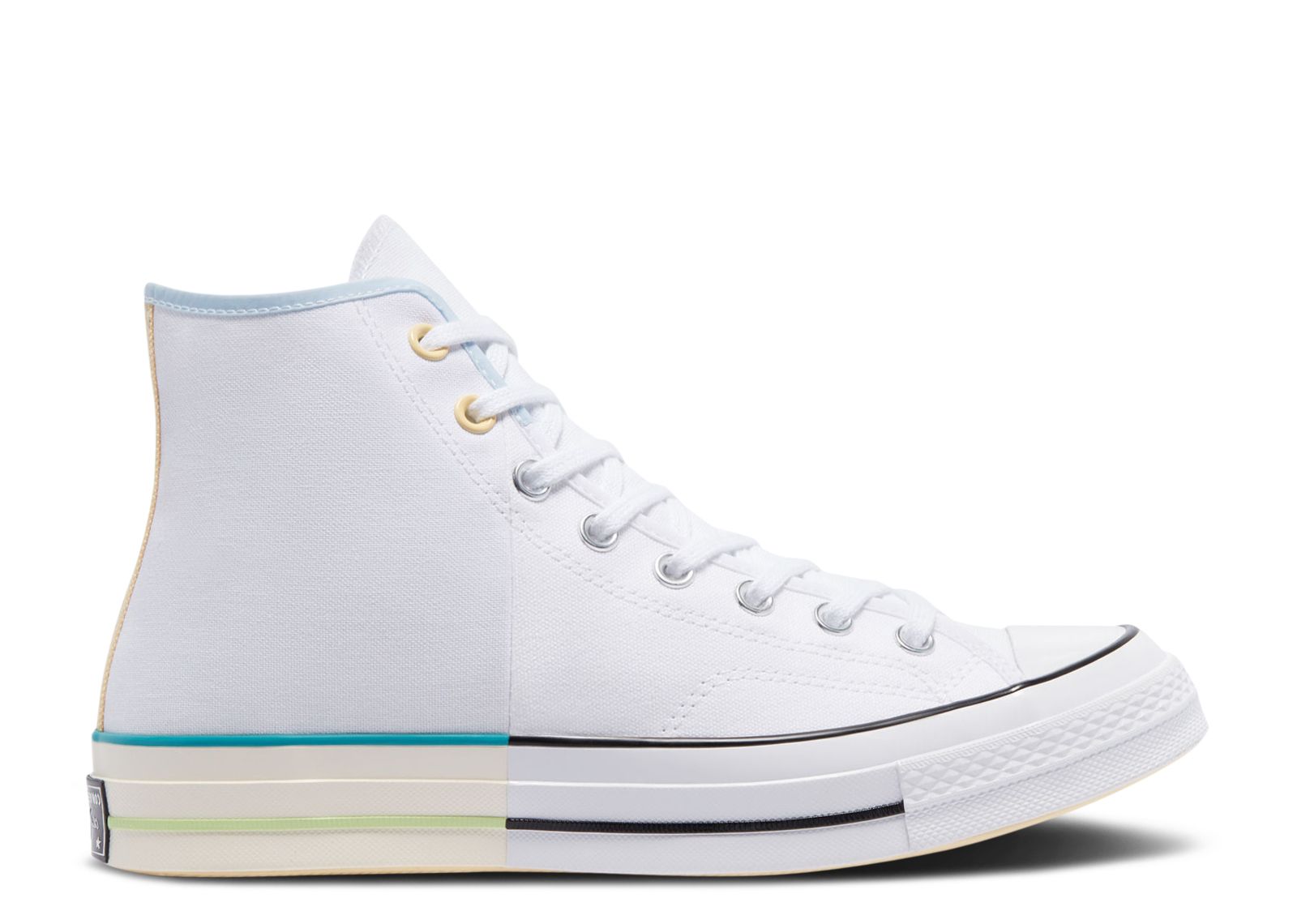 Chuck 70 High 'White Pack - Chambray Blue'