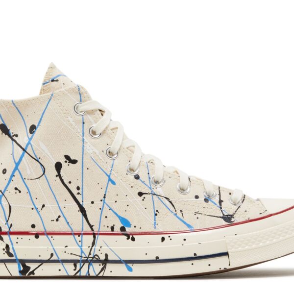 Chuck 70 High 'Paint Splatter - Egret'