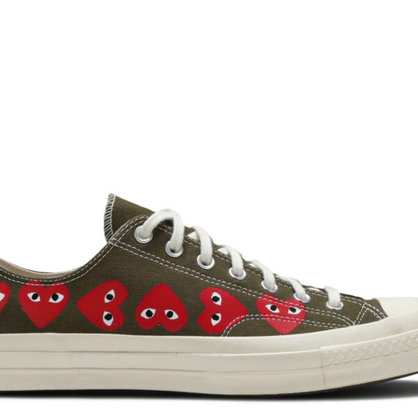 Comme des Garçons Play x Chuck 70 Low Top 'Multi Heart'