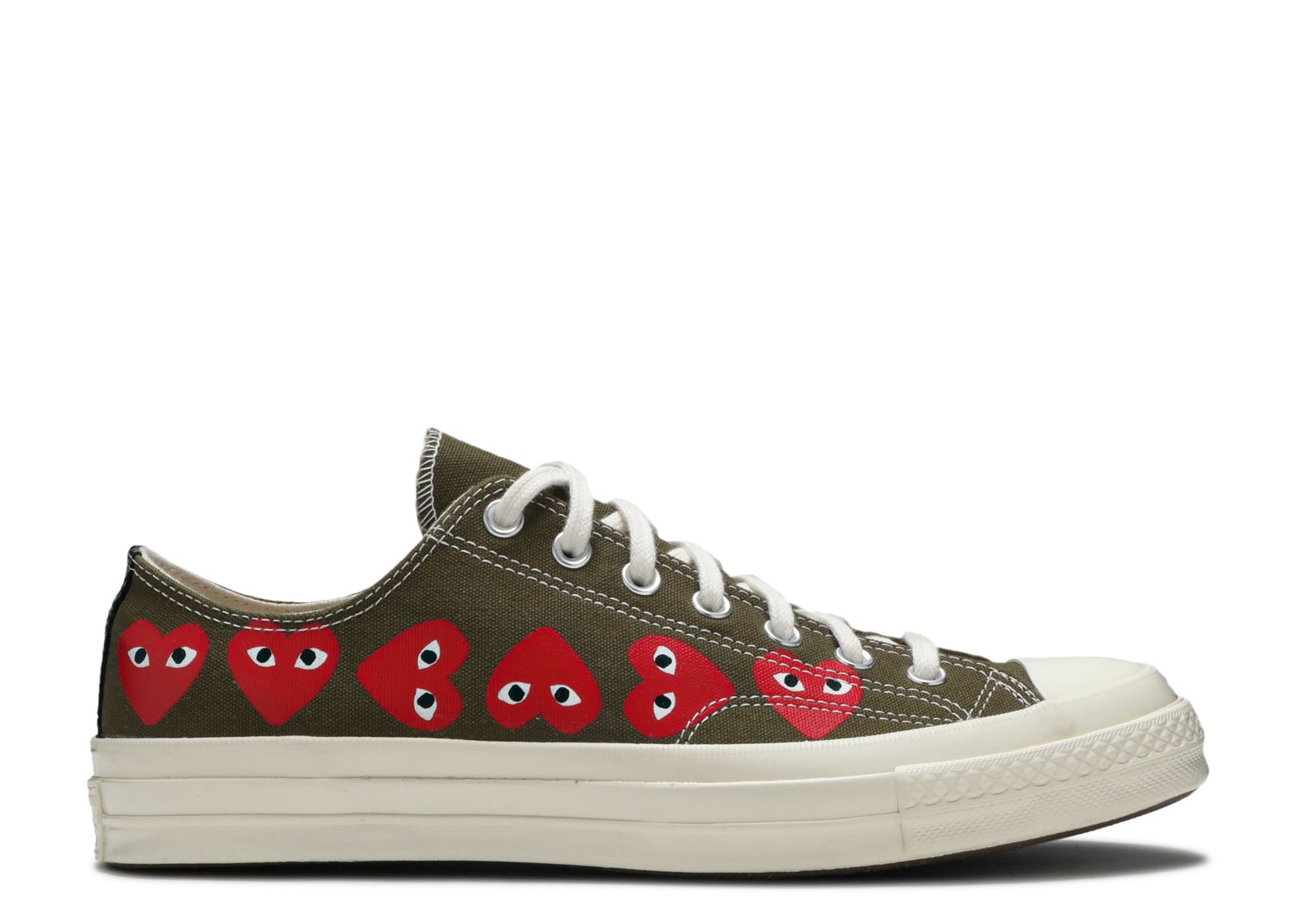 Comme des Garçons Play x Chuck 70 Low Top 'Multi Heart'