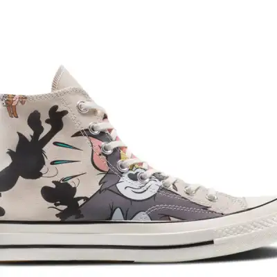 Tom & Jerry x Chuck Taylor All Star High 'Egret'