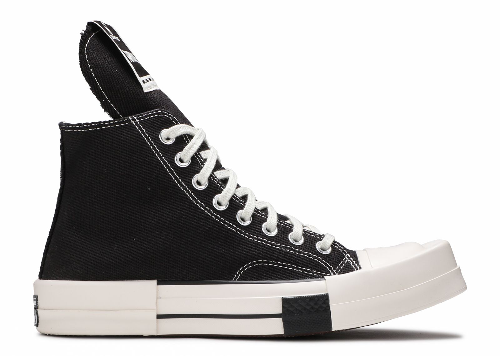 Rick Owens x TURBODRK Chuck 70 High 'Black'