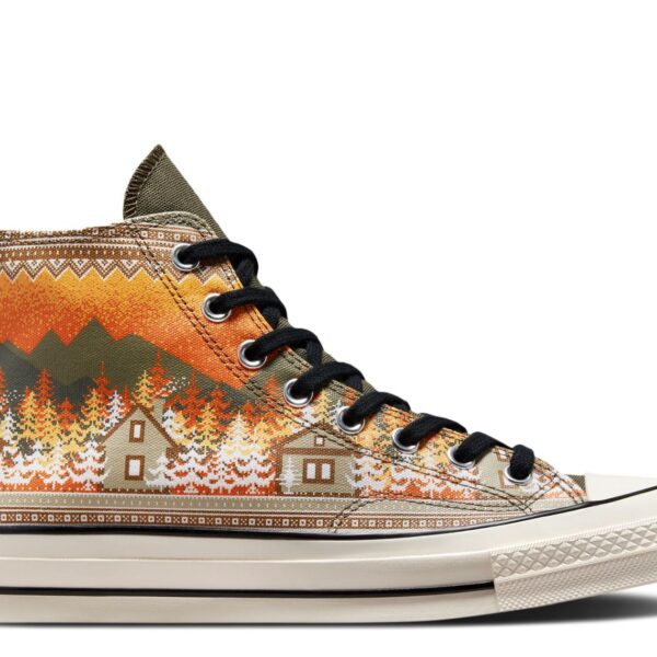 Chuck 70 High 'Holiday Sweater - Orange'