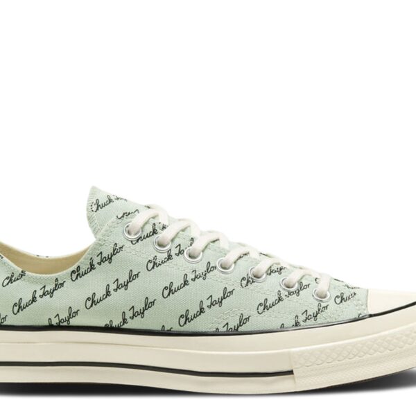 Chuck 70 Low 'Scripted Signature Print - Green Oxide'