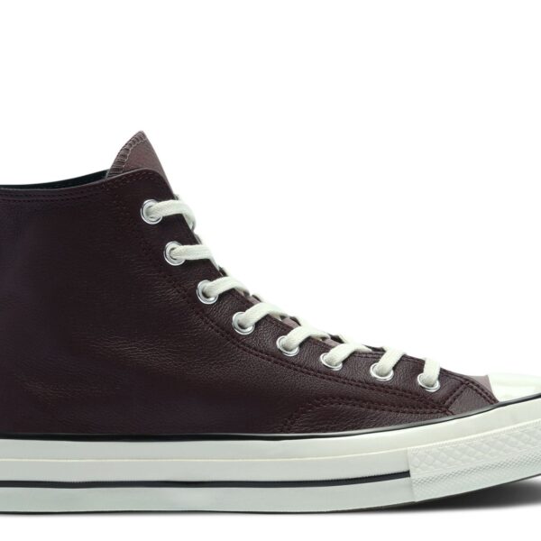 Chuck 70 Leather High 'Colorblock - Black Currant'
