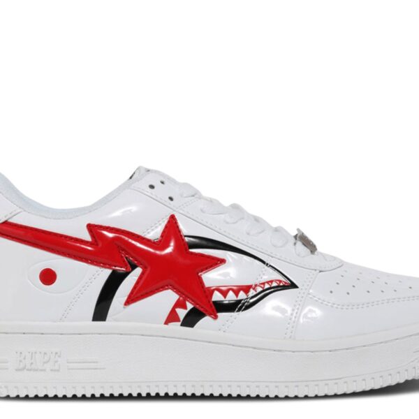 Bapesta Low 'White Shark Face'