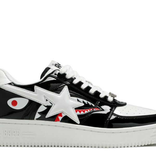Bapesta Low M1 'Shark Face - Black'