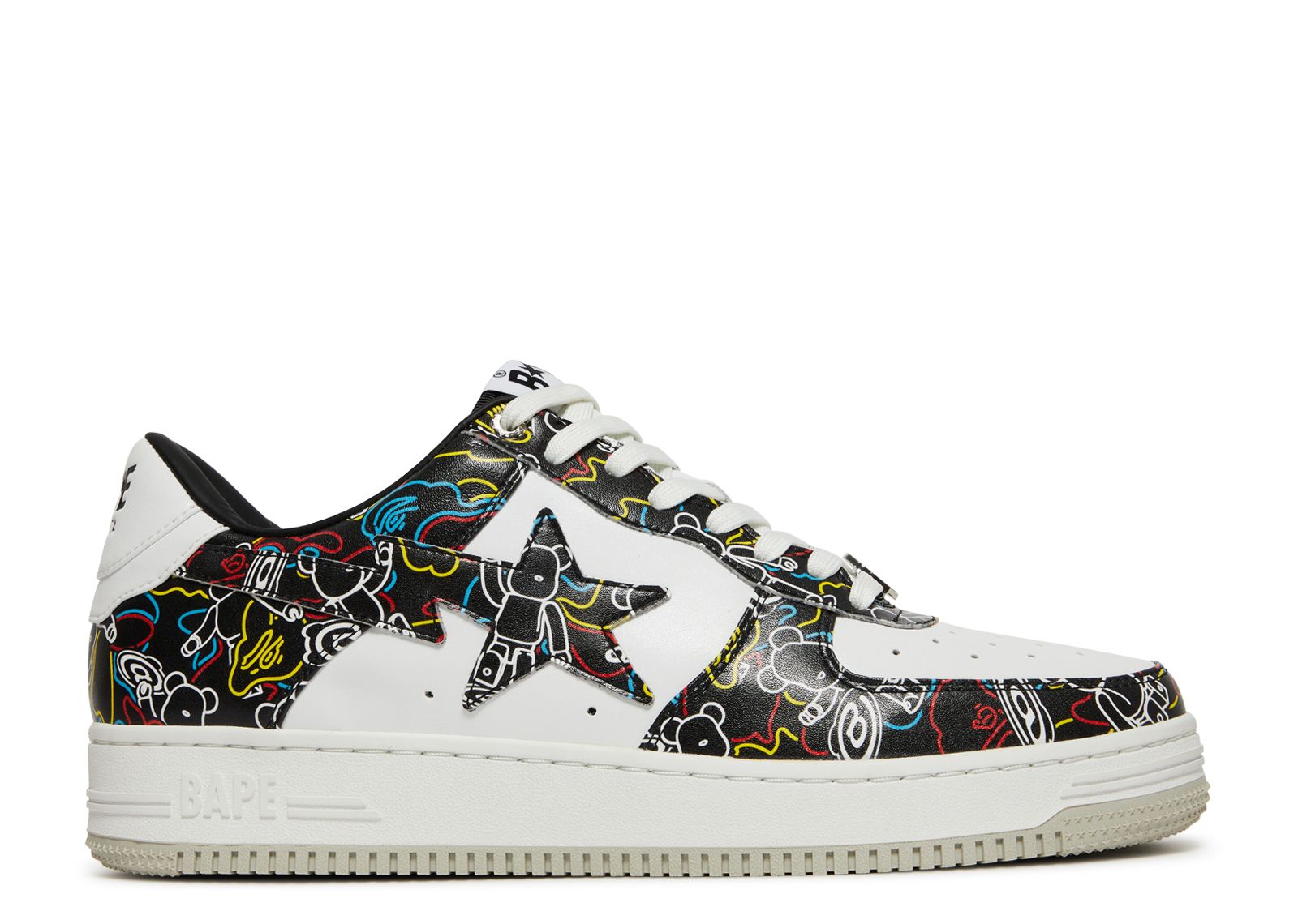 Medicom Toy x Bapesta Low M2 'Be@r Camo - Black'
