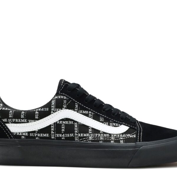 Supreme x Old Skool Pro 'Logo Pattern - Black'