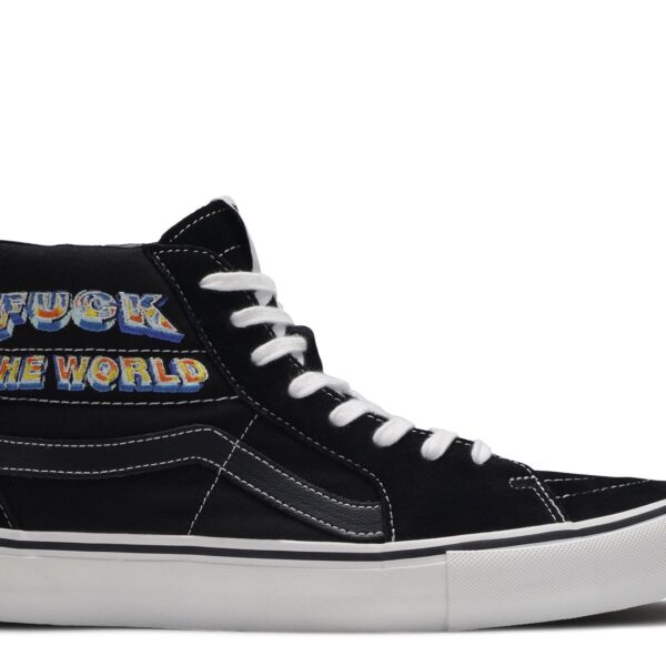 Supreme x Sk8 Hi 'Fuck The World - Black'