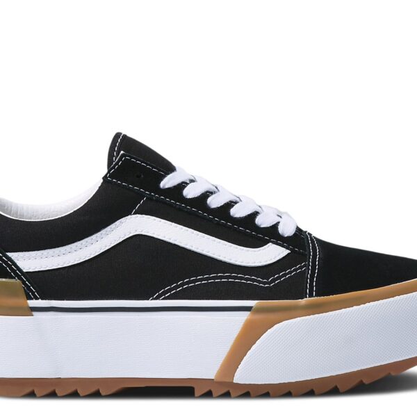 Old Skool Stacked 'Black White Gum'