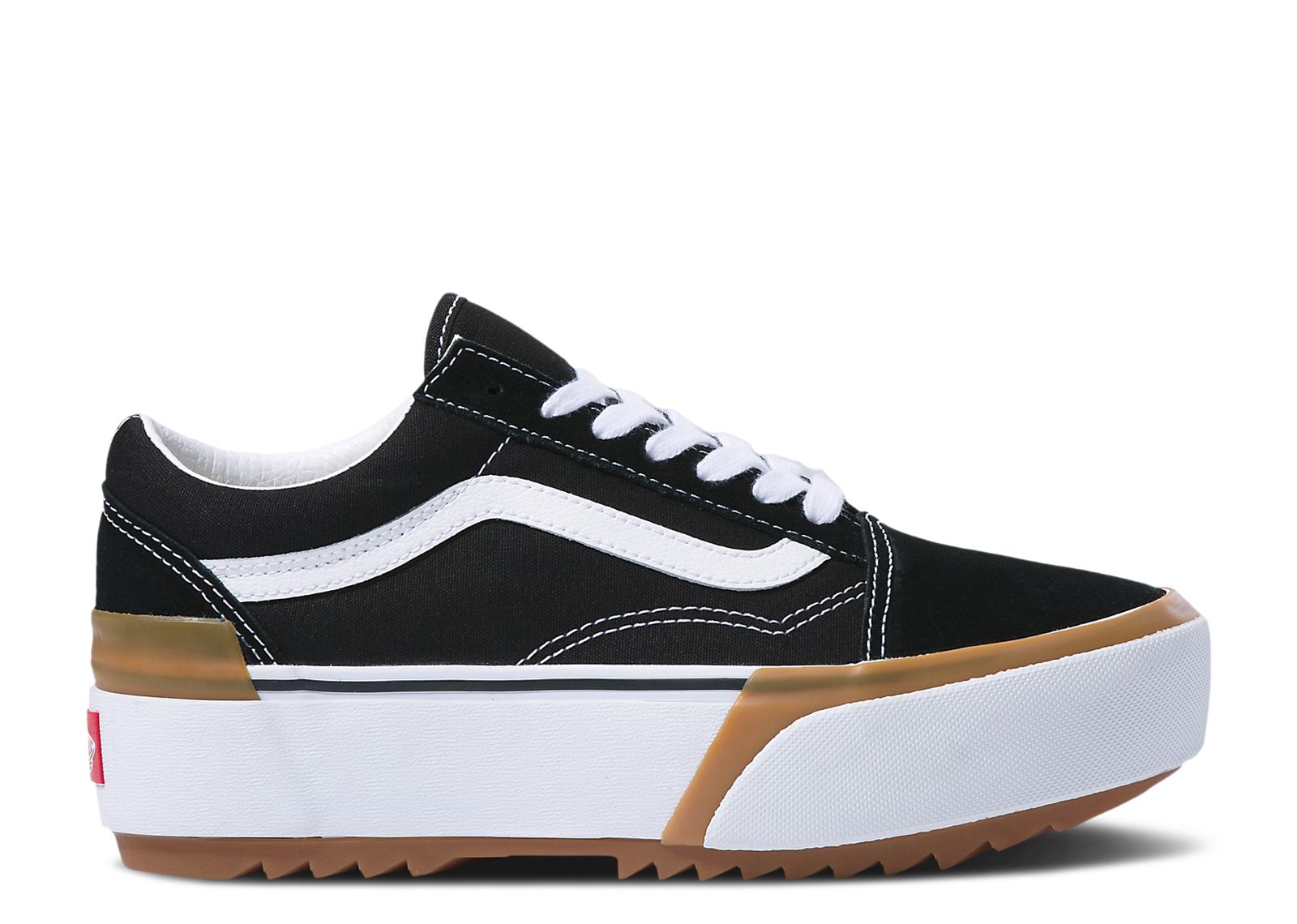 Old Skool Stacked 'Black White Gum'