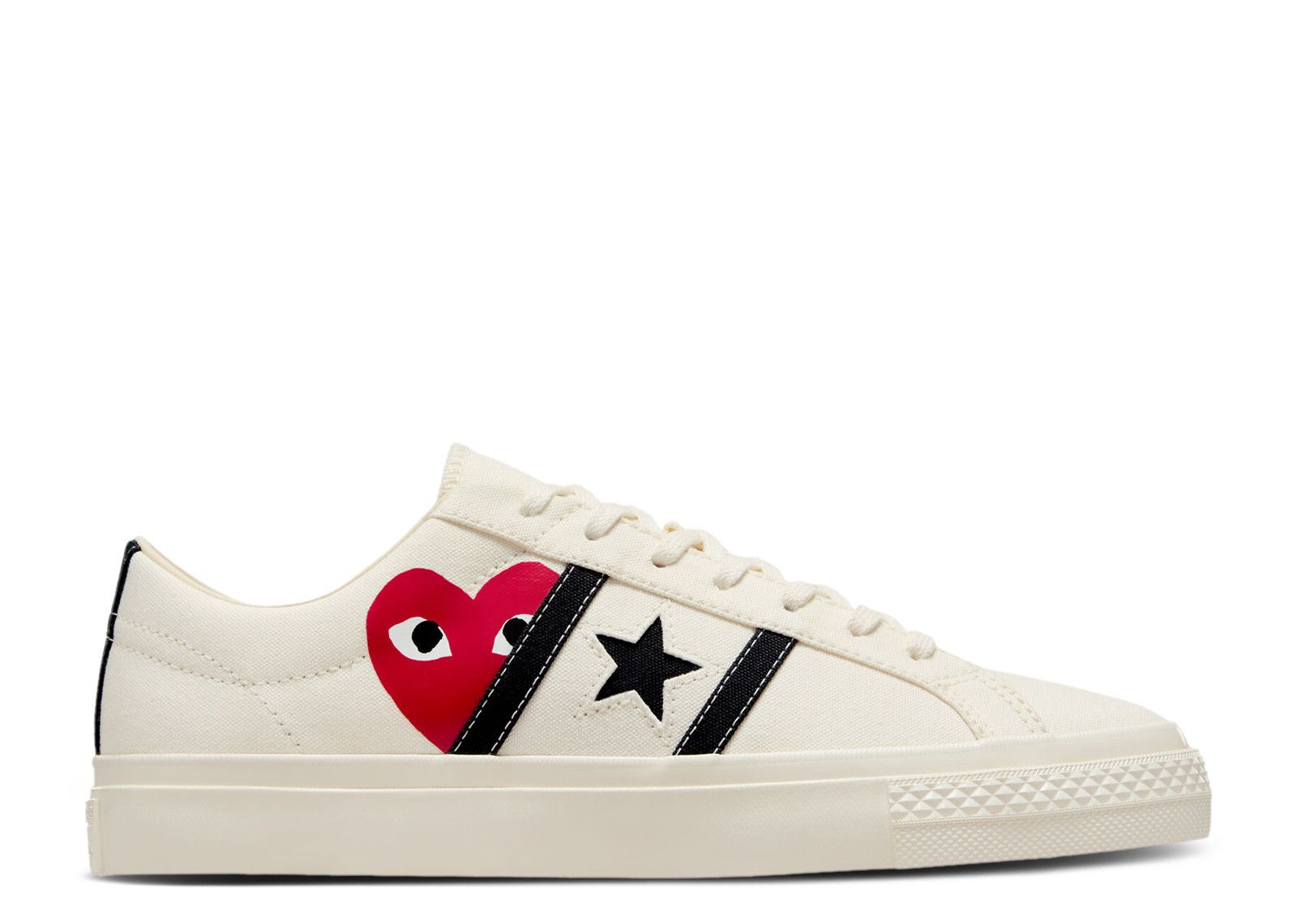 Comme des Garçons PLAY x One Star Academy Pro 'Milk Black'