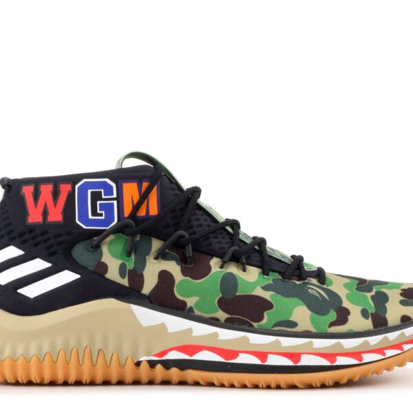 A Bathing Ape x Dame 4 'Green Camo'