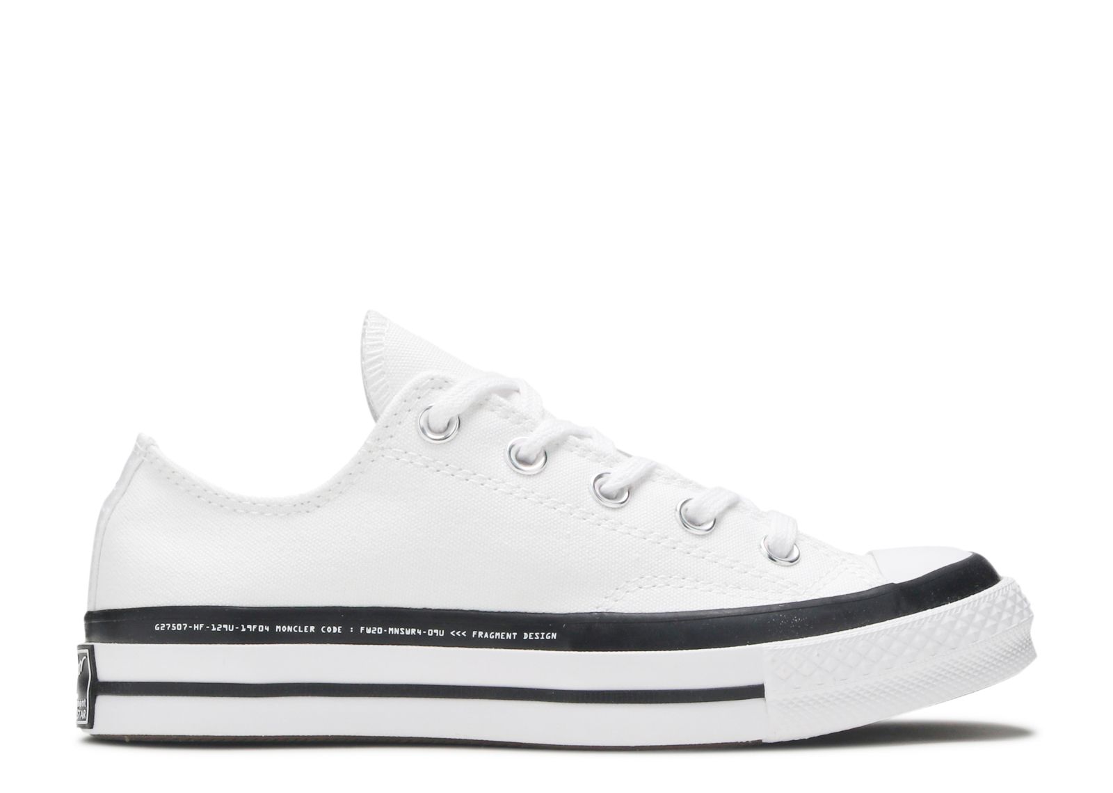 Fragment Design x Moncler x Chuck 70 Low 'White'