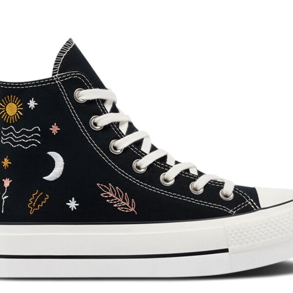 Wmns Chuck Taylor All Star Platform High 'It's Okay To Wander - Black'