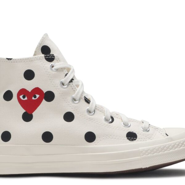 Comme des Garçons x Chuck Taylor All Star 70 Hi 'White Polka Dot'