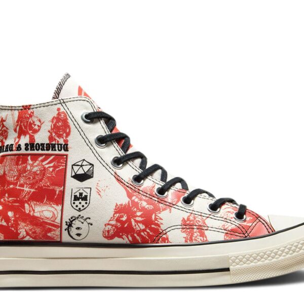 Dungeons & Dragons x Chuck Taylor All Star High 'Egret Red'