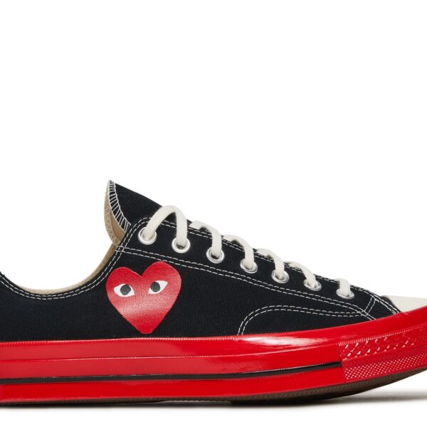 Comme des Garçons Play x Chuck 70 Low 'Black Red'