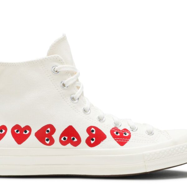 Comme des Garçons Play x Chuck 70 Hi Top 'Multi Heart'