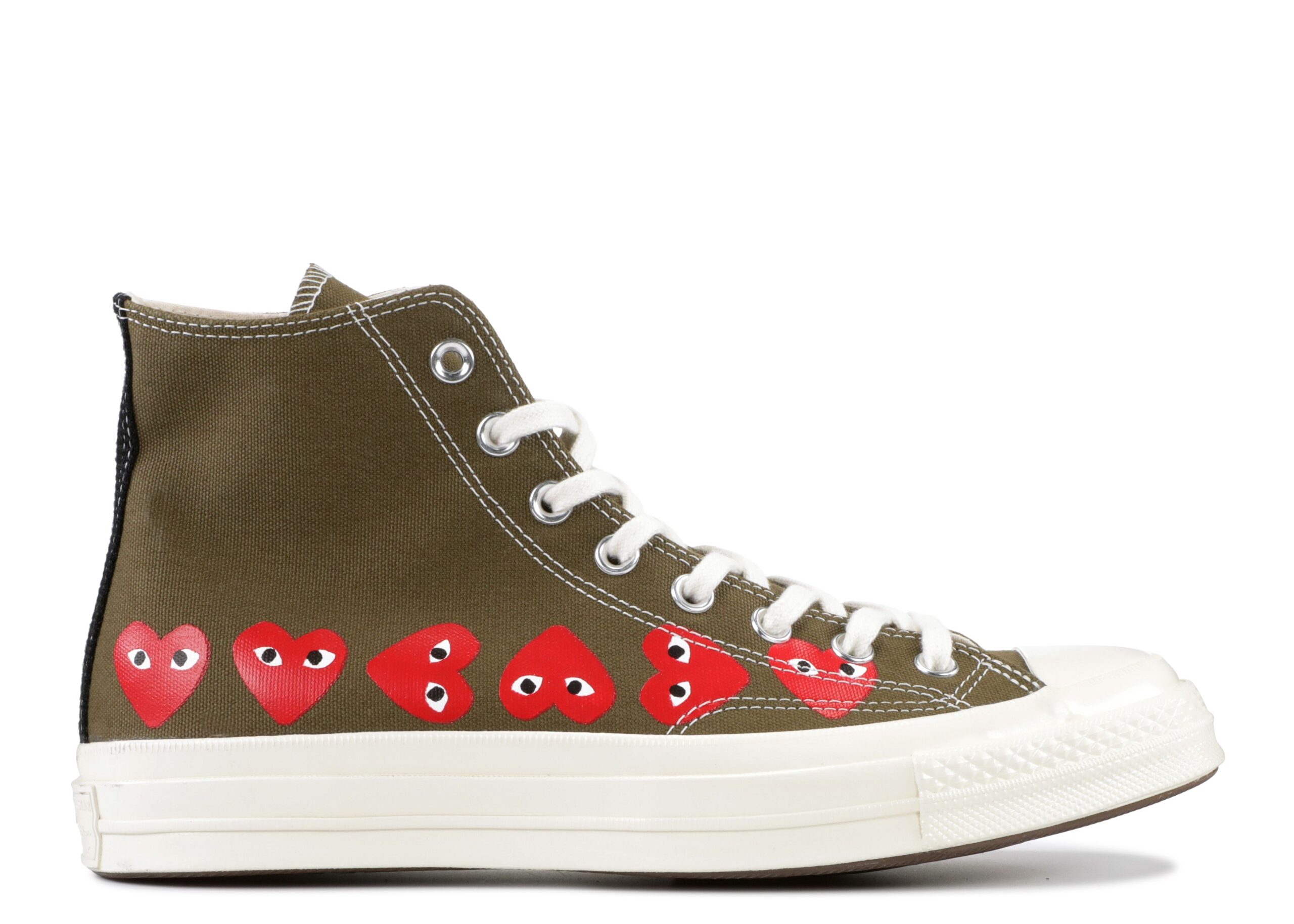 Comme des Garçons Play x Chuck 70 Hi Top 'Multi Heart'