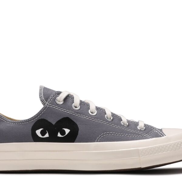 Comme des Garçons PLAY x Chuck 70 Low 'Steel Gray'