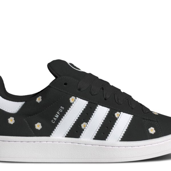 Wmns Campus 00s 'Black White Floral Embroidery'